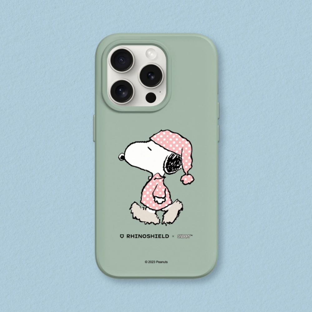 【犀牛盾】iPhone 14系列SolidSuit防摔背蓋手機殼｜Snoopy史努比系列-Snoopy Go to sleep