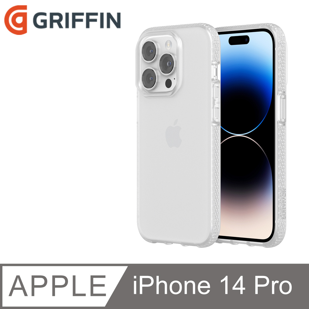 Griffin iPhone 14 Pro (6.1吋) Survivor Clear 透明軍規防摔殼