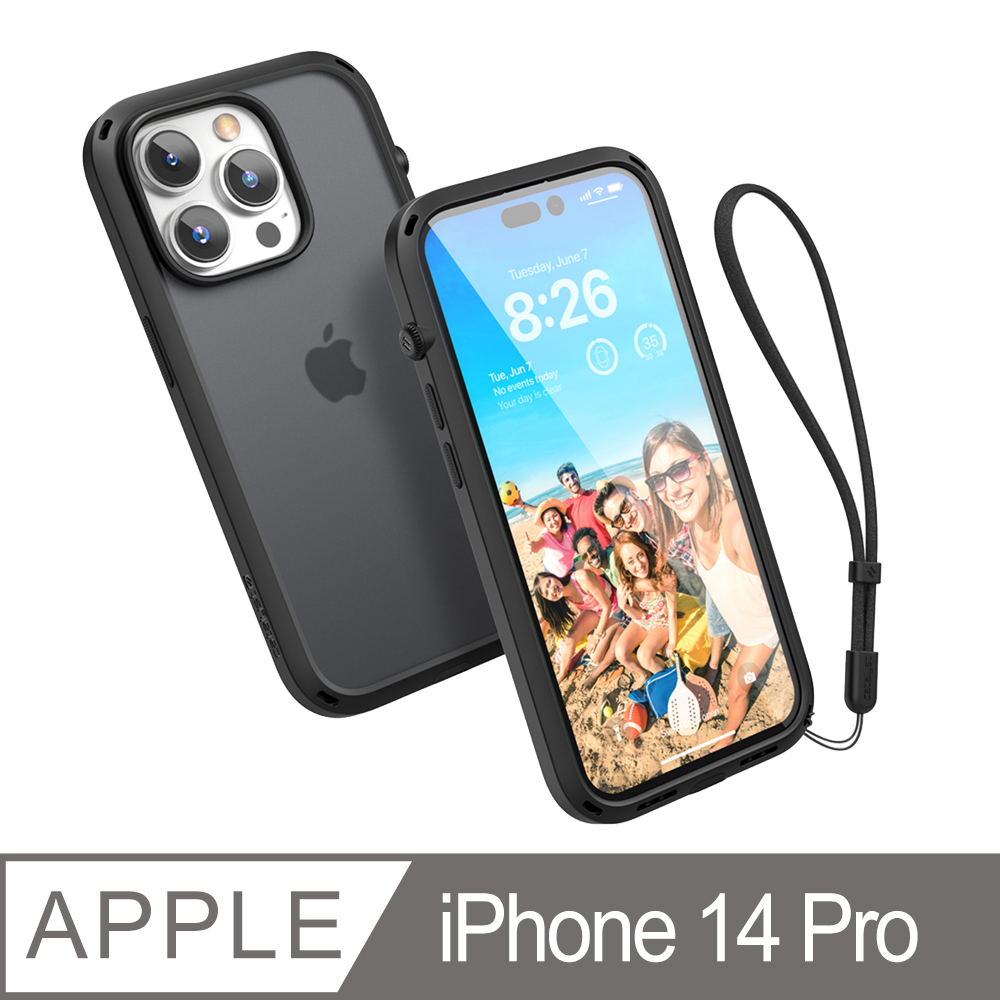 CATALYST iPhone14 Pro (6.1) 防摔耐衝擊保護殼●霧黑