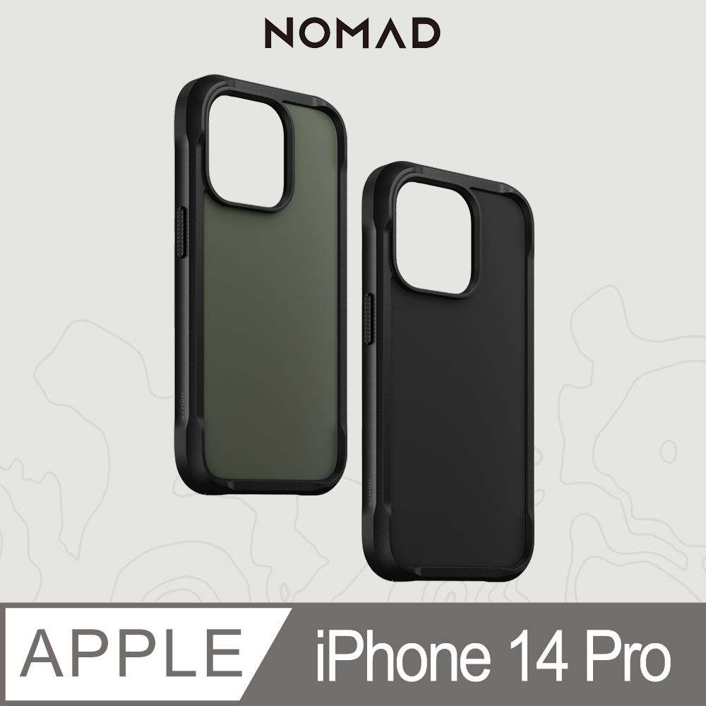 美國NOMAD 抗摔耐震保護殼-iPhone 14 Pro (6.1)
