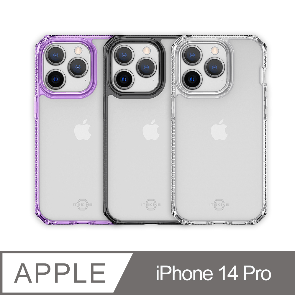 ITSKINS iPhone 14 Pro (6.1吋Pro) HYBRID R CLEAR 防摔保護殼