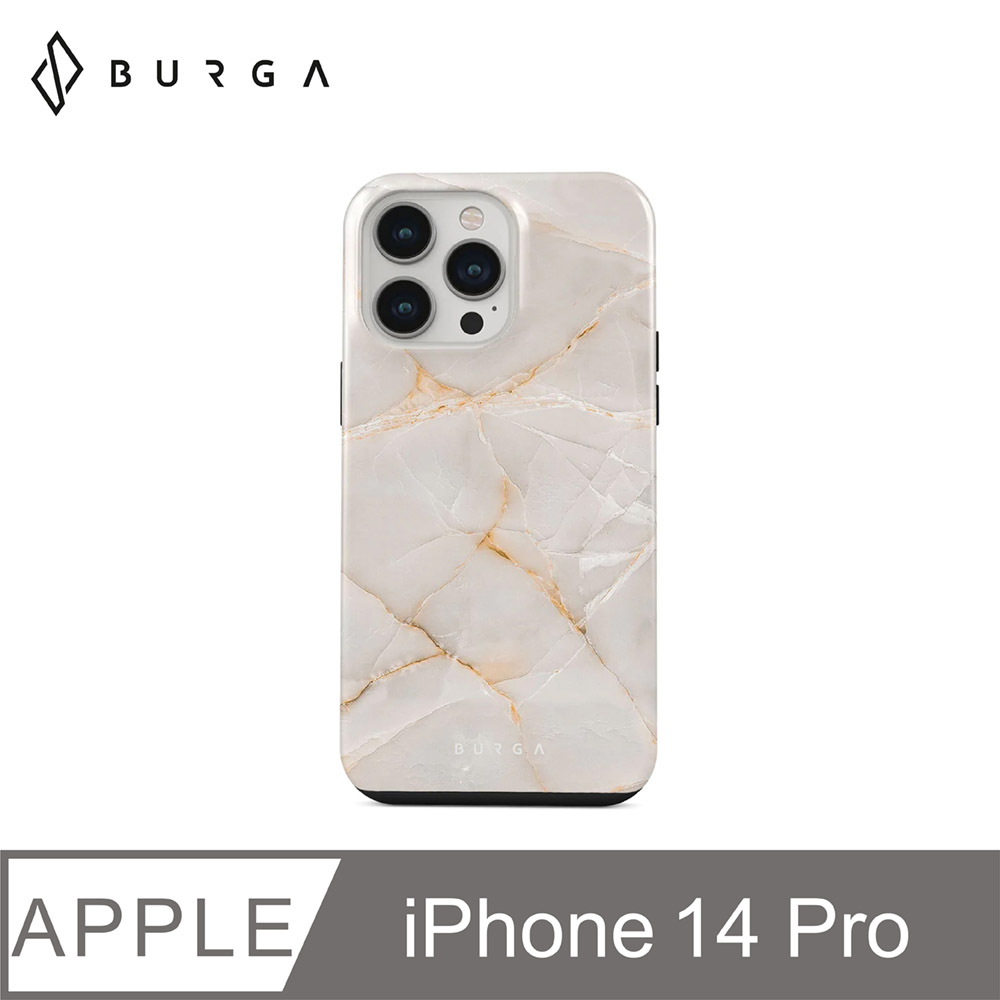 BURGA iPhone 14 Pro Tough系列防摔保護殼-金沙香草