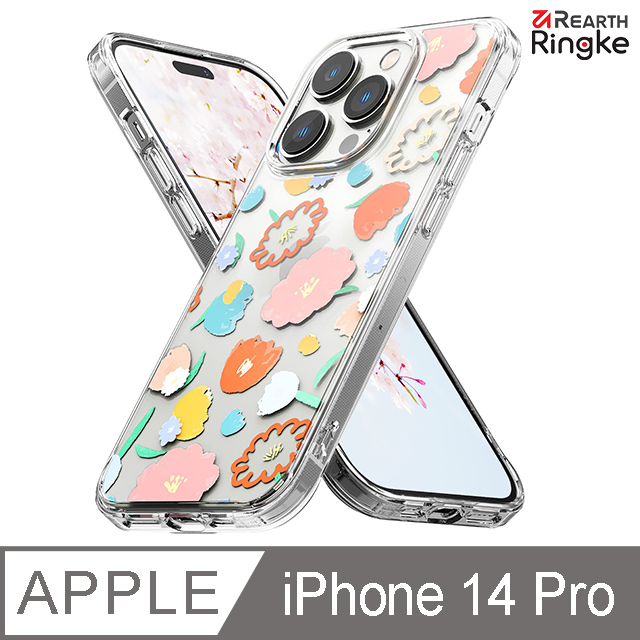 【Ringke】iPhone 14 Pro 6.1吋 [Fusion Design 防撞手機保護殼 Floral