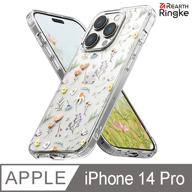 【Ringke】iPhone 14 Pro 6.1吋 [Fusion Design 防撞手機保護殼 Dry Flowers
