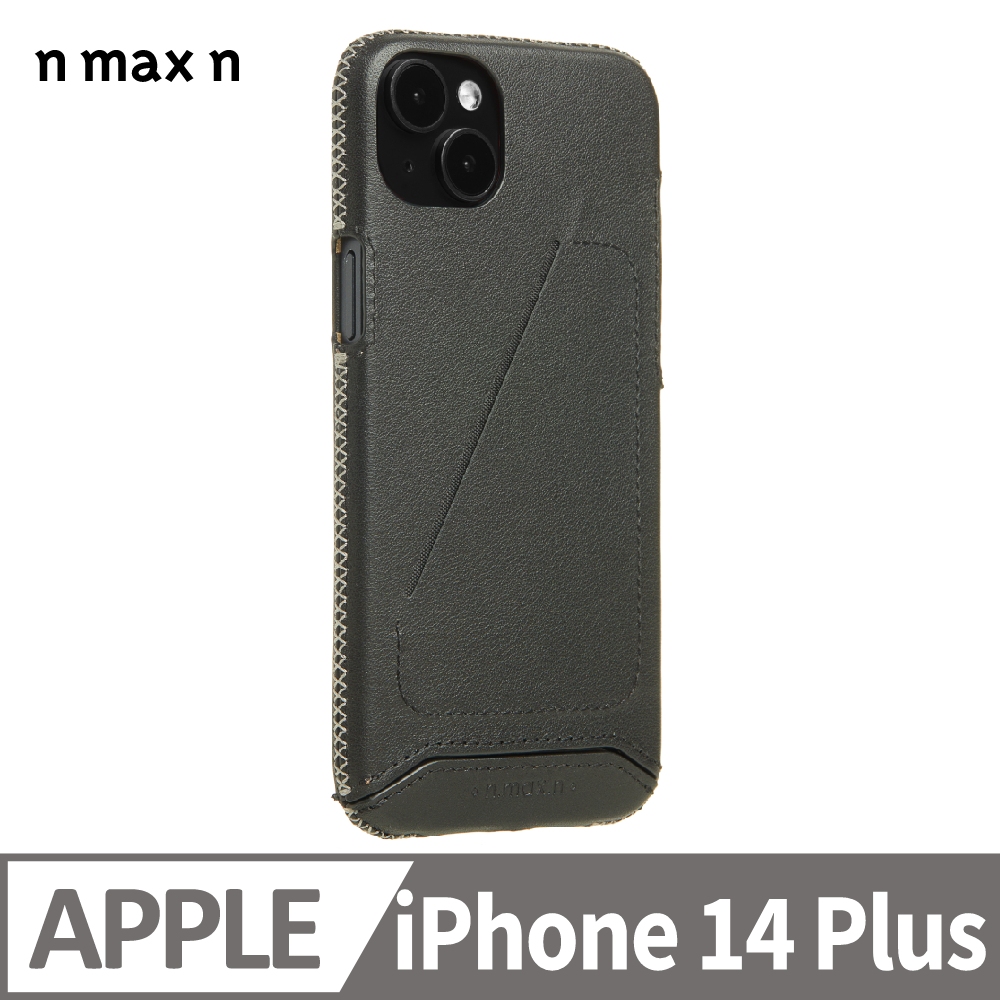 iPhone14 Plus 經典系列全包覆手機皮套-碳黑