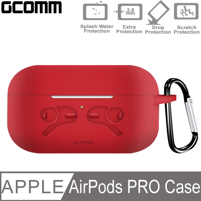 GCOMM Apple AirPods PRO 增厚保護套 熱情紅