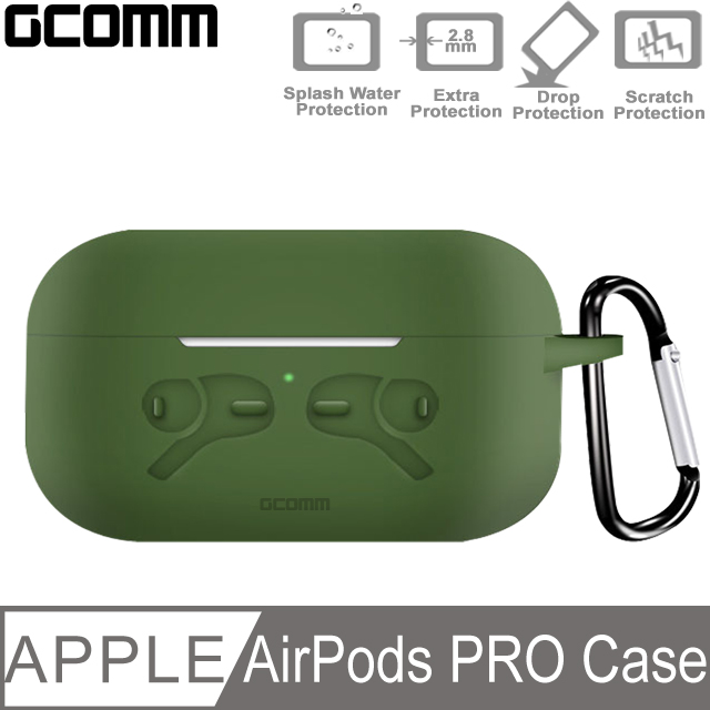 GCOMM Apple AirPods PRO 增厚保護套 軍綠色