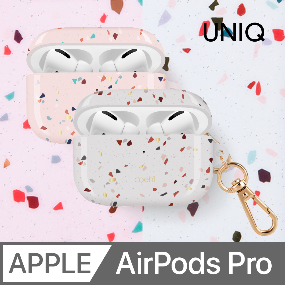 UNIQ COEHL Terrazzo AirPods Pro 水磨石設計耳機保護殼