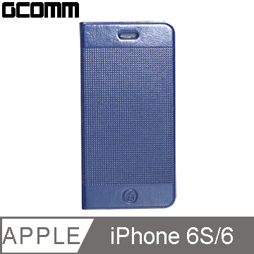 GCOMM iPhone 6S/6 Embossed Dots 時尚圓點超纖皮套 優雅藍