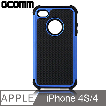 GCOMM iPhone4S/4 Full Protection 全方位超強防震殼 青春藍
