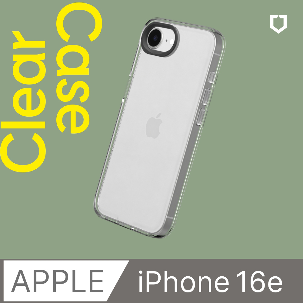 【犀牛盾】iPhone 16e (6.1吋) Clear透明防摔手機殼(終身黃化保固)