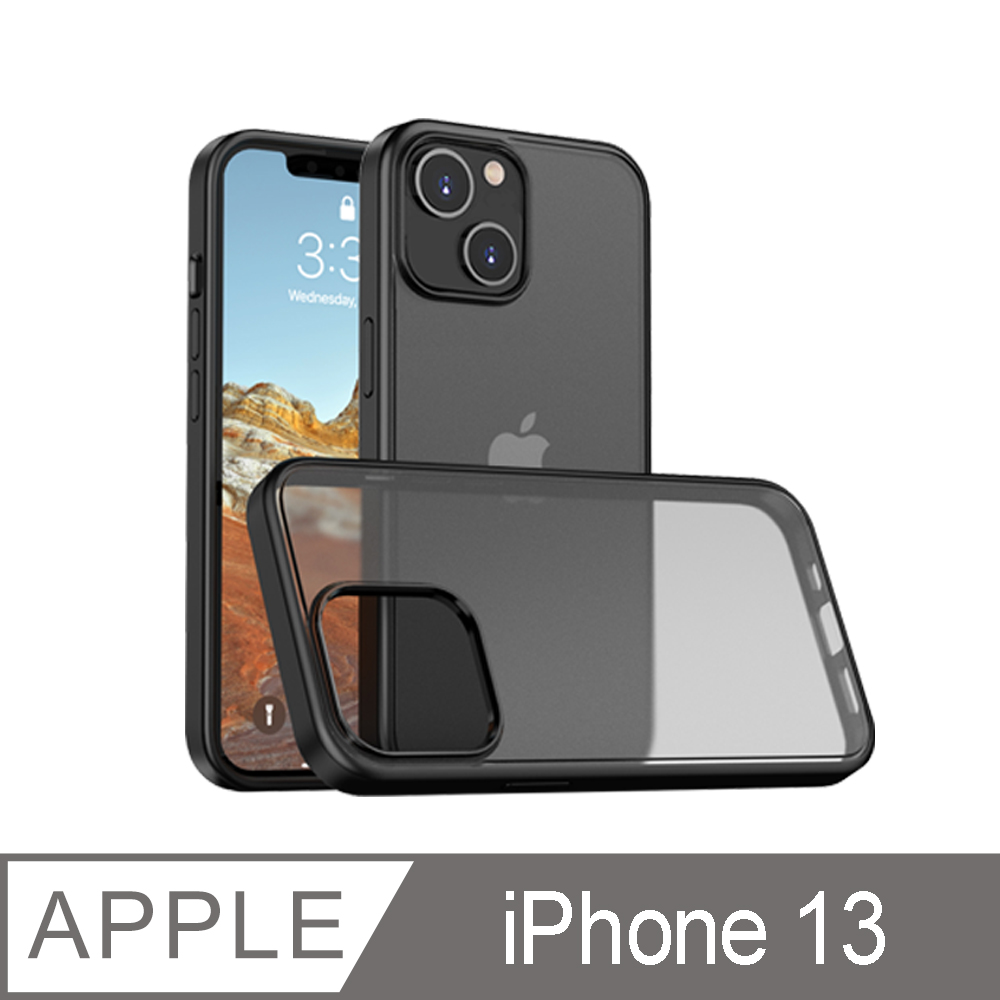 CASE SHOP iPhone 13 (6.1吋) 抗震防刮殼-魔影黑