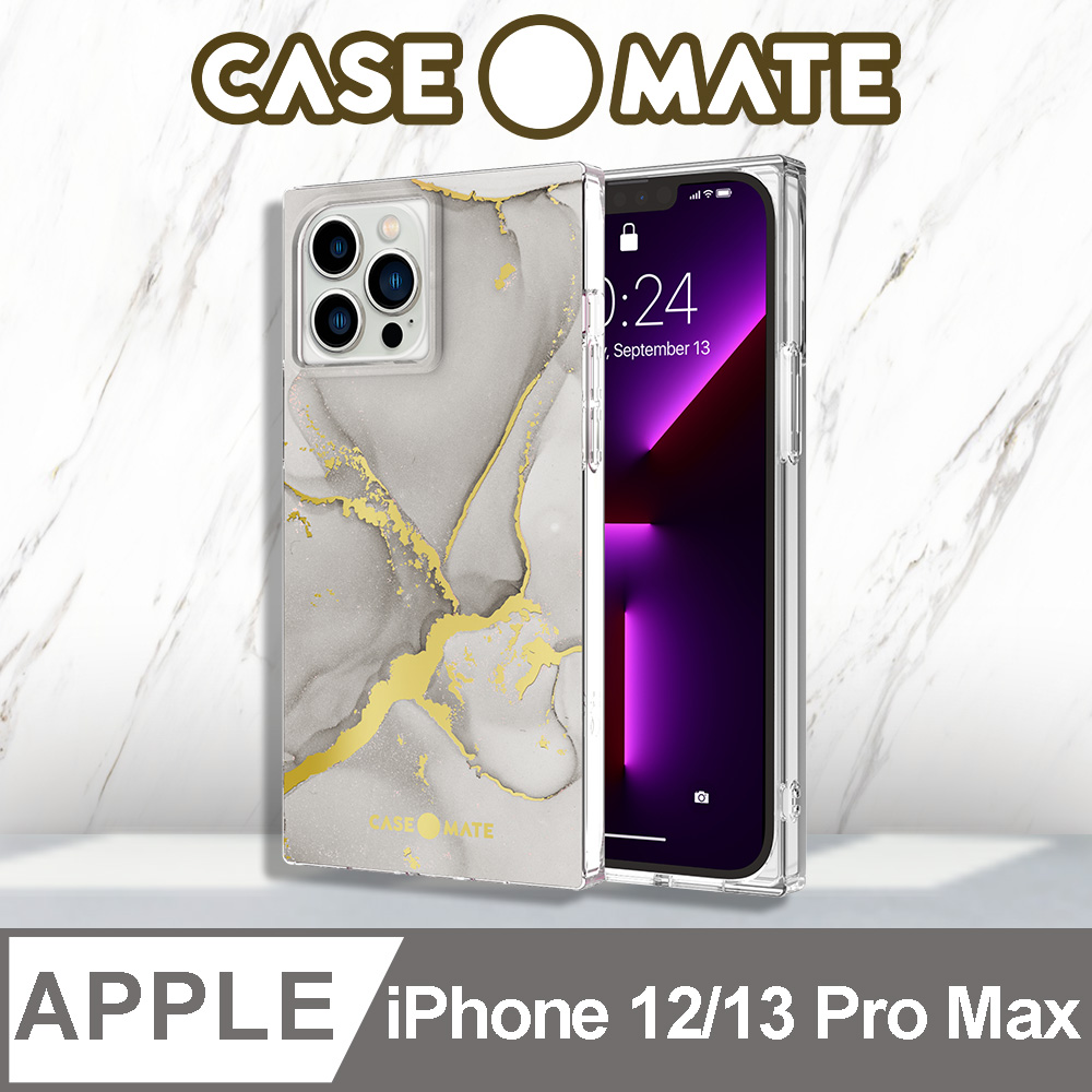 美國 Case●Mate iPhone 13 Pro Max Blox 超方殼 - 大理石