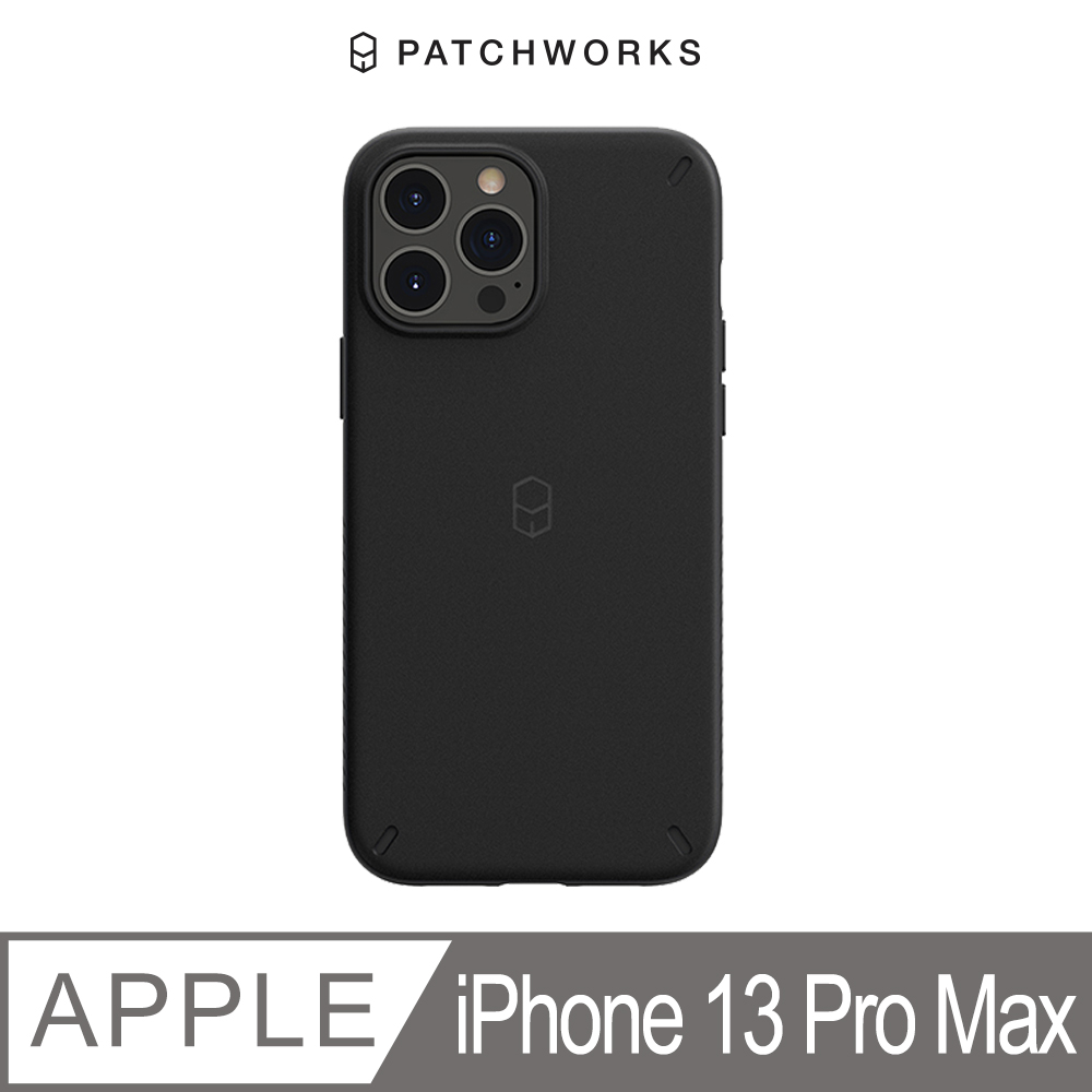 PATCHWORKS ITG+ 軍規防摔殼-iPhone 13 Pro Max (6.7吋)黑