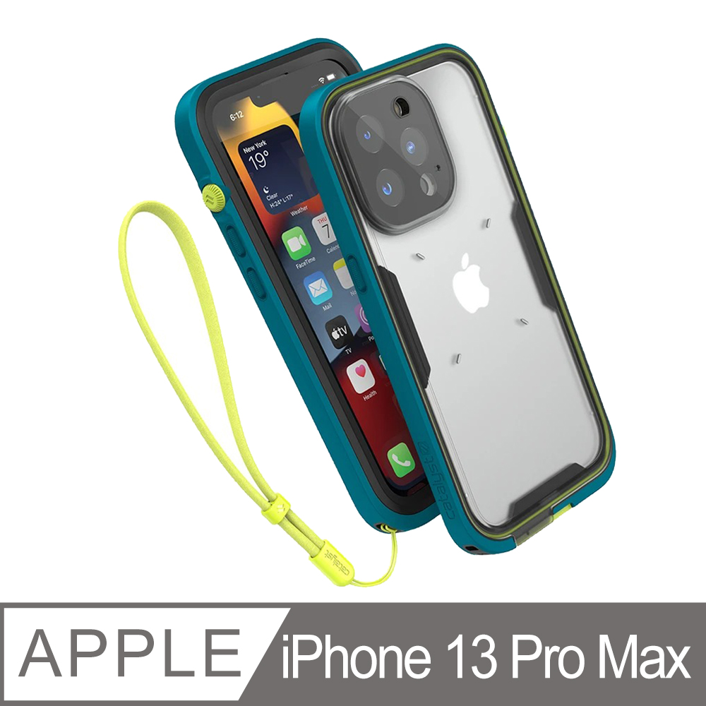catalyst iPhone13 Pro Max (3顆鏡頭) 6.7吋專用 IP68防水軍規防震防泥超強保護殼 ●藍