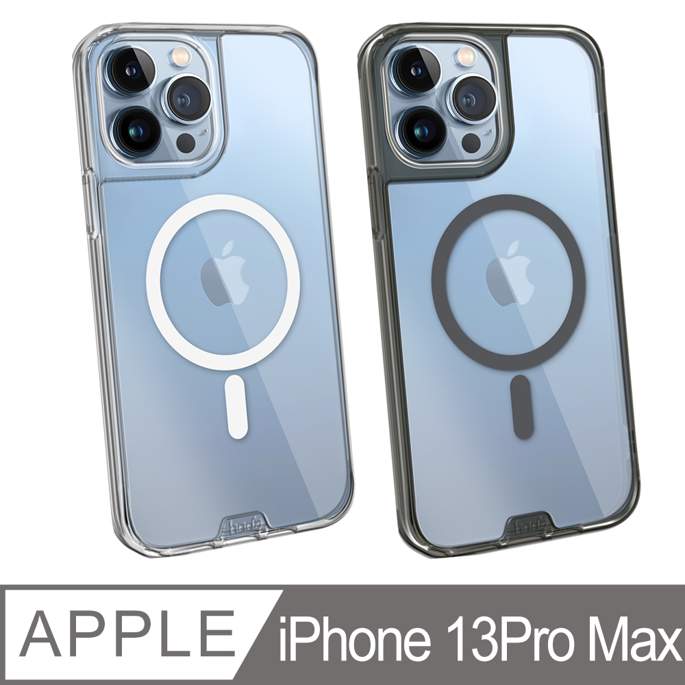 hoda iPhone 13 Pro Max 6.7吋 MagSafe 晶石鋼化玻璃軍規防摔保護殼