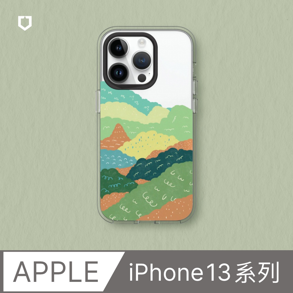 【犀牛盾】iPhone 13系列Clear透明防摔手機殼｜獨家設計-暖意森林