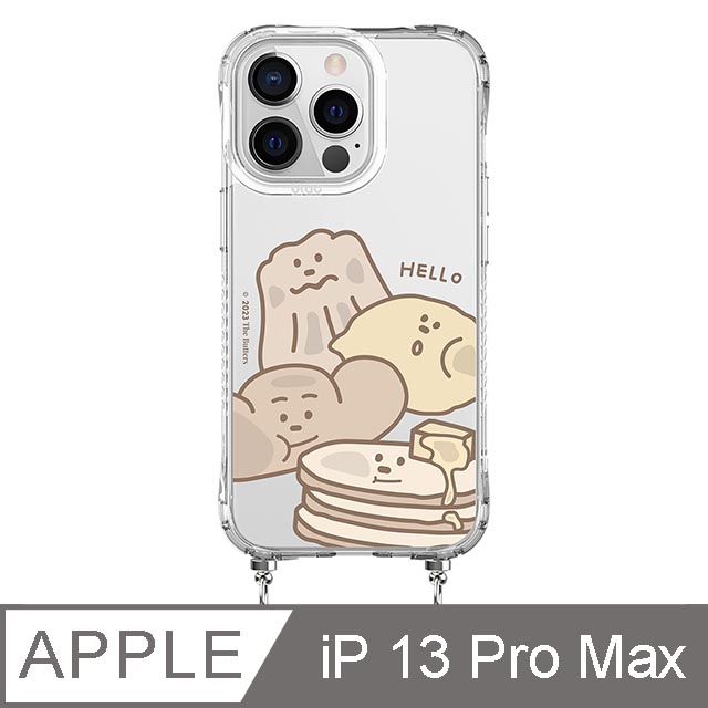 iPhone 13 Pro Max 6.7吋 The Butters 奶油擠擠樂抗黃繩掛iPhone手機殼