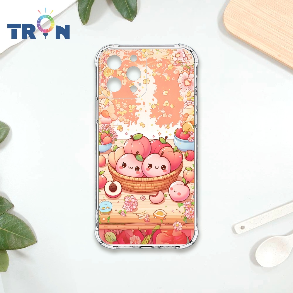 TRON IPhone 13 PRO MAX 2顆快樂的水蜜桃 四角防摔殼 手機殼