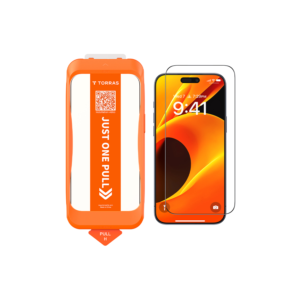 TORRAS Insta-II Master iPhone 17系列高畫質滿版螢幕鋼化玻璃保護貼 單入組