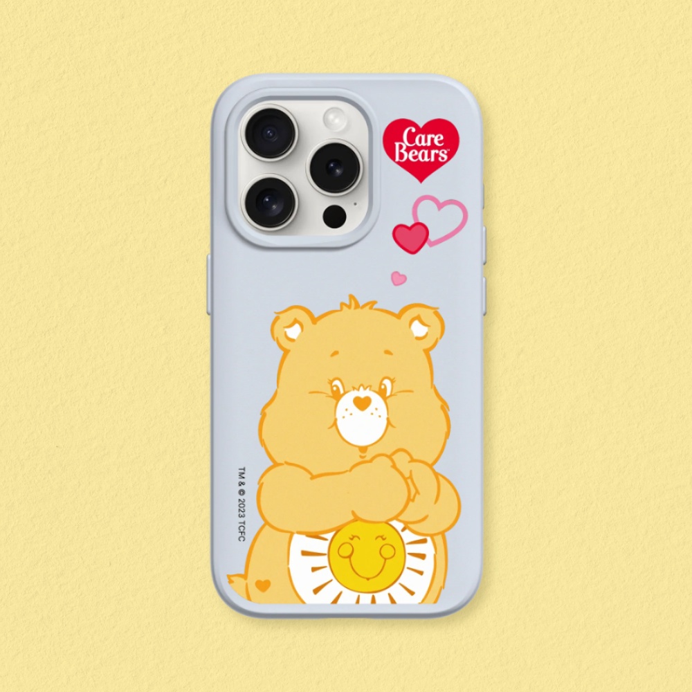 【犀牛盾】iPhone 12系列SolidSuit防摔背蓋手機殼｜Care Bears系列-Funshine Bear(多色可選)