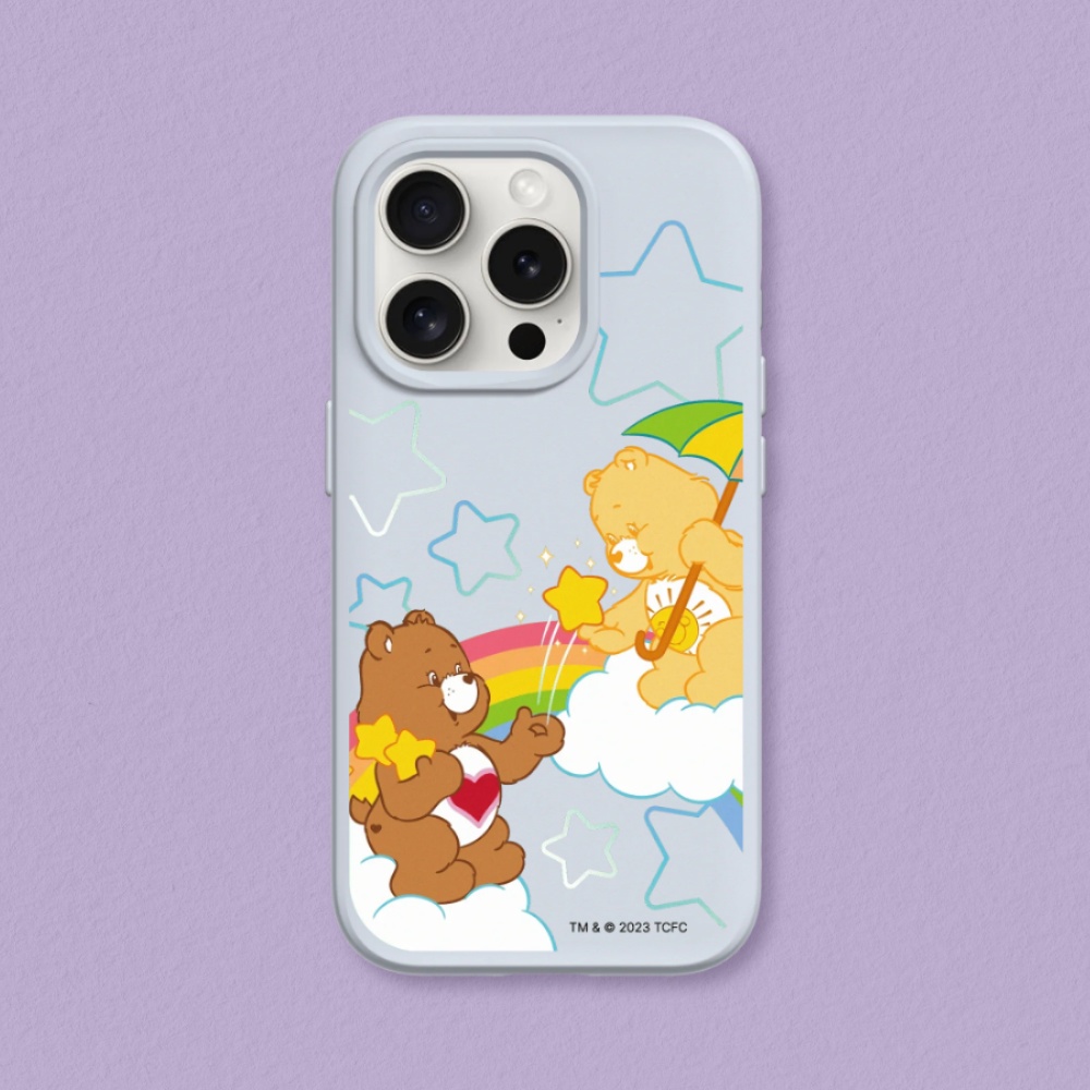 【犀牛盾】iPhone SE3/SE2/8/7系列SolidSuit防摔背蓋手機殼｜Care Bears系列-熊滿星空(多色可選)