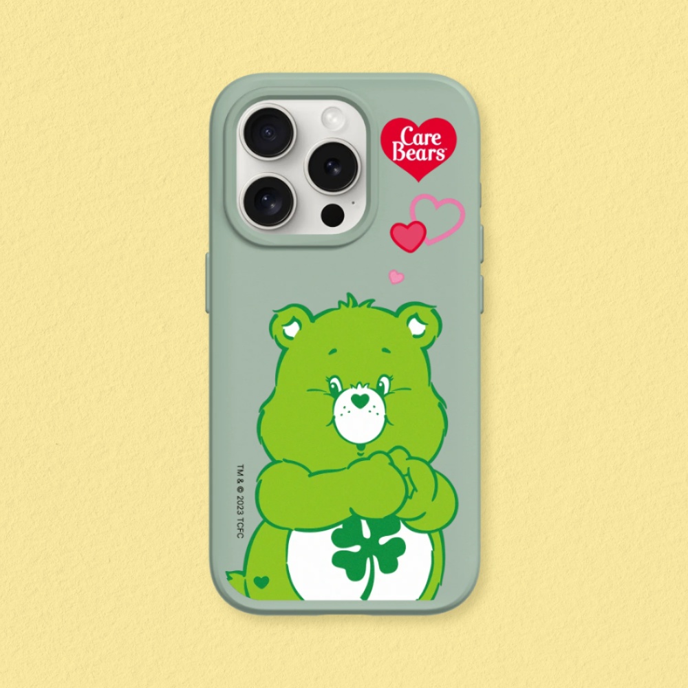【犀牛盾】iPhone SE3/SE2/8/7系列SolidSuit防摔背蓋手機殼｜Care Bears系列-Good Luck Bear