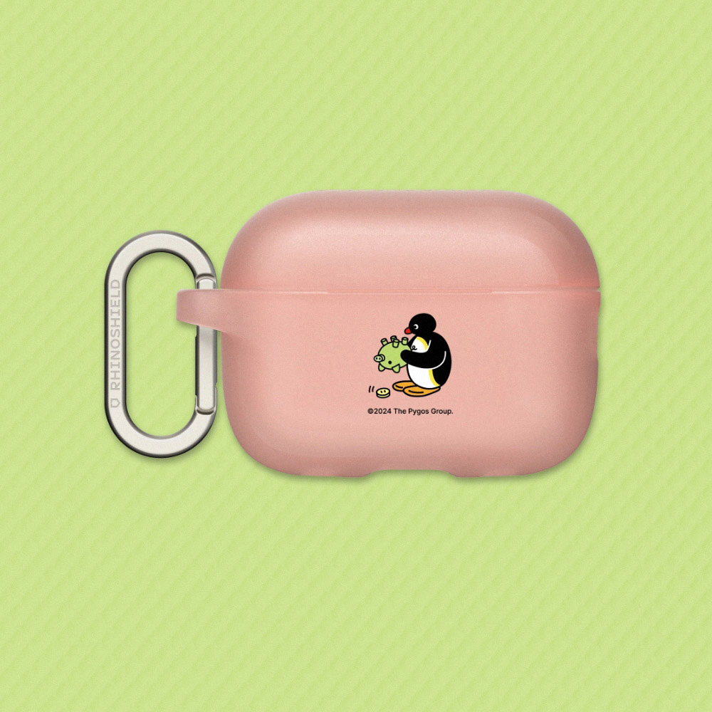 【犀牛盾】AirPods 第2代/第1代 防摔保護殼｜Pingu企鵝家族-Pingu - 月底了嗎？(多色可選)
