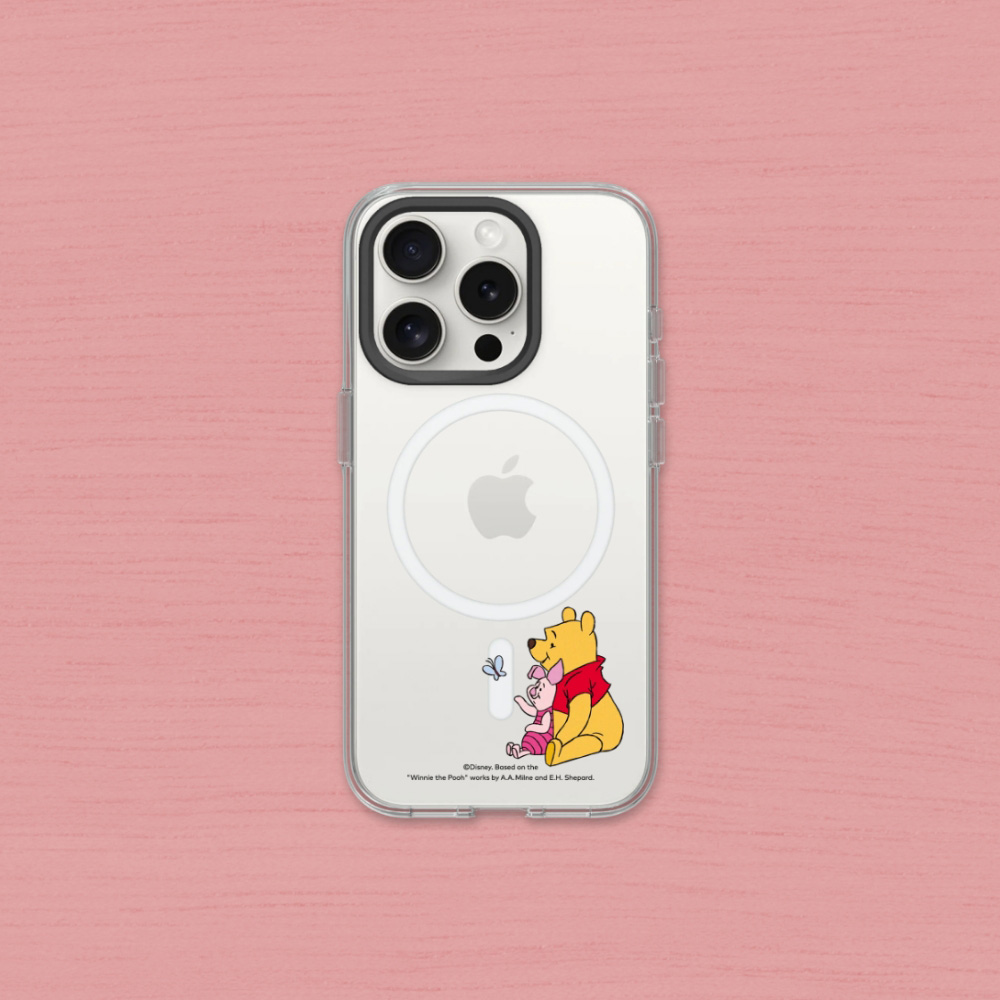 【犀牛盾】iPhone 12系列Clear(MagSafe相容)透明防摔手機殼｜小熊維尼系列-友尼真好