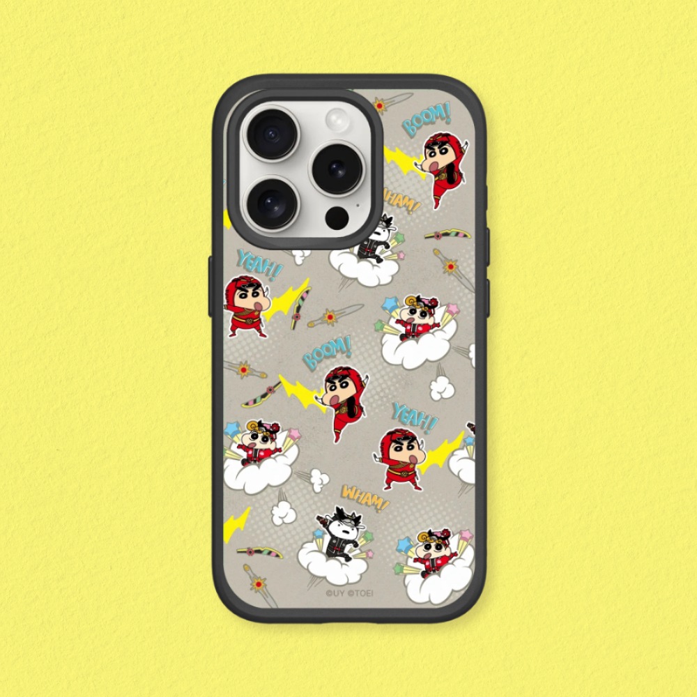 iPhone 11系列SolidSuit防摔背蓋手機殼｜蠟筆小新X超級戰隊系列-一起戰鬥吧(多色可選)