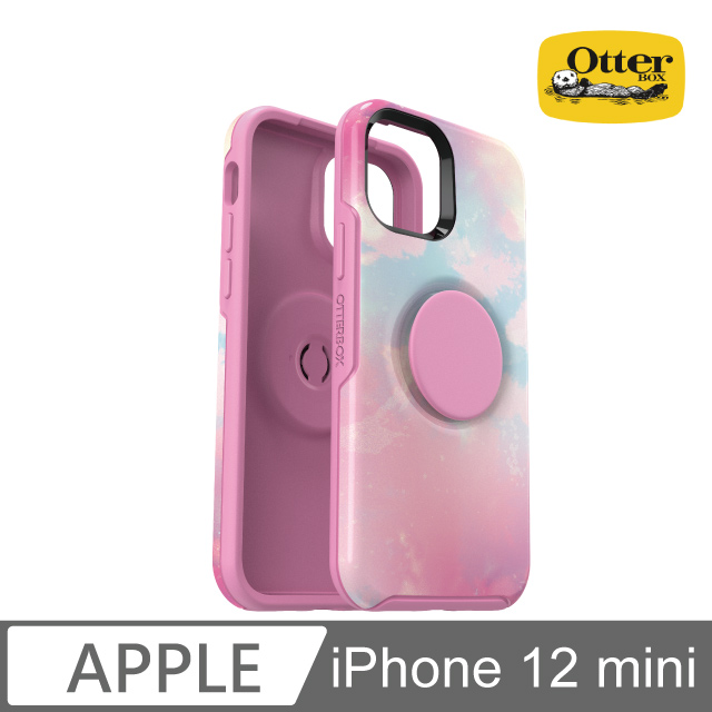 OtterBox Otter + Pop iPhone 12 mini Symmetry炫彩幾何泡泡騷保護殼-粉彩