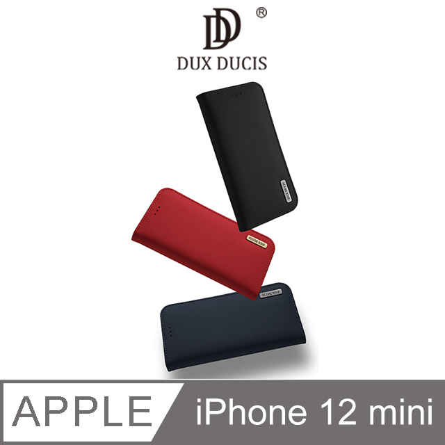 DUX DUCIS Apple iPhone 12 mini 5.4吋 WISH 真皮皮套
