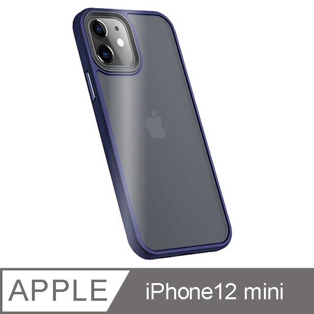 Benks iPhone12 mini (5.4吋) 防摔膚感手機殼-海軍藍