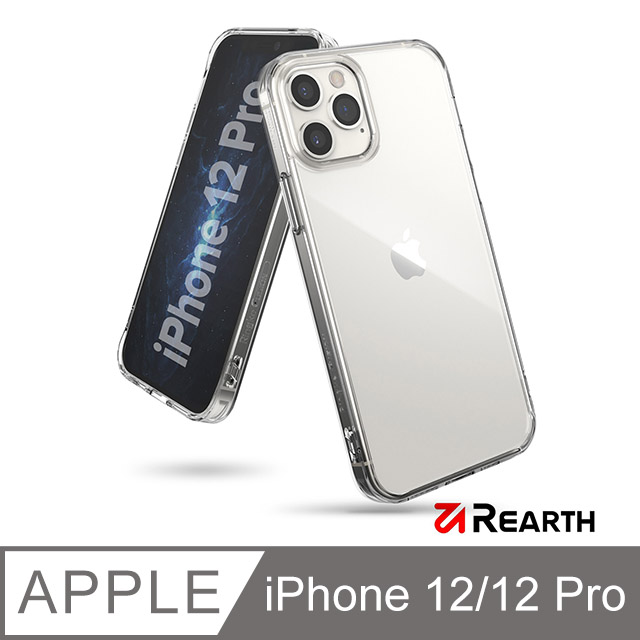 Rearth Apple iPhone 12/12 Pro (Ringke Fusion) 高質感保護殼(透明)