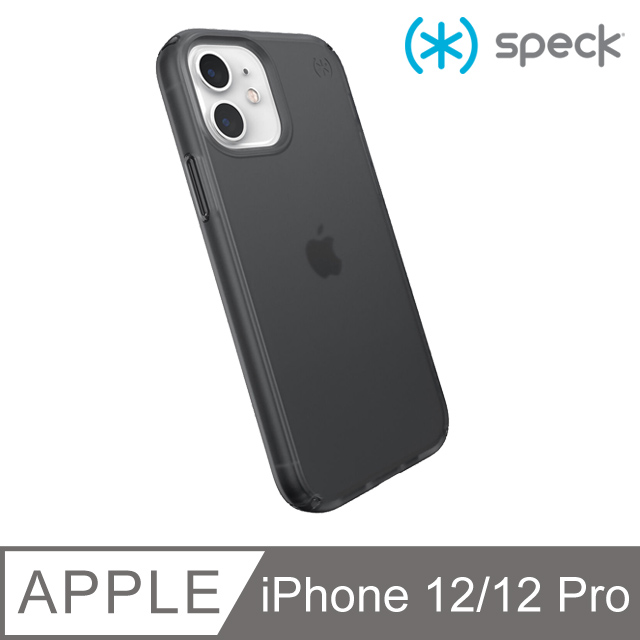 Speck Presidio Perfect-Mist iPhone 12/12 Pro 透黑柔觸感抗菌防摔保護殼 (4米防摔)