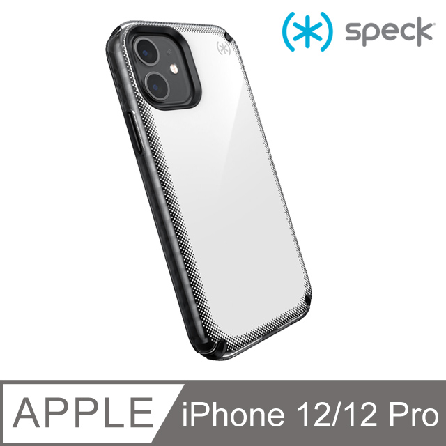 Speck Presidio2 Armor Cloud iPhone 12/12 Pro 抗菌防摔殼 (4.8米防摔)-白/黑