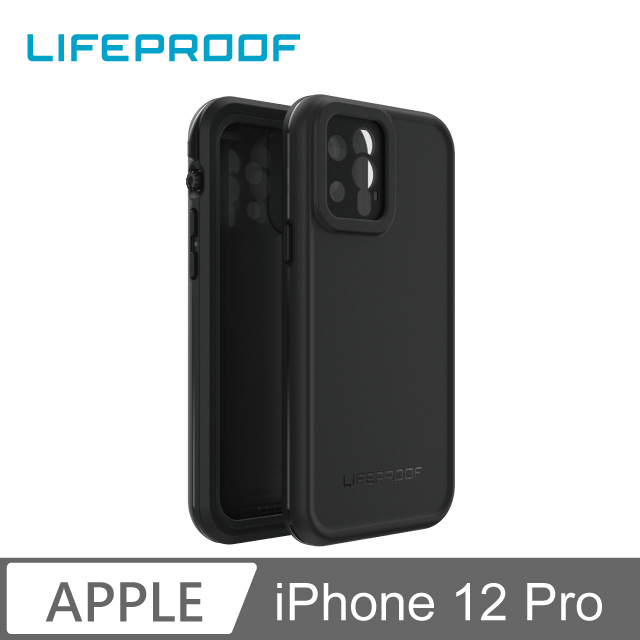 LifeProof iPhone 12 Pro 全方位防水/雪/震/泥 保護殼-Fre(黑)