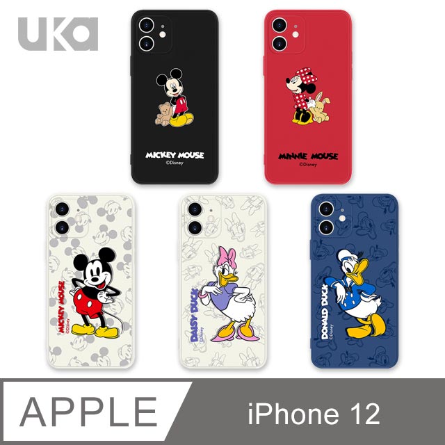 Disney 迪士尼 iPhone 12 迪士尼系列側邊印花全包矽膠保護殼(5款)