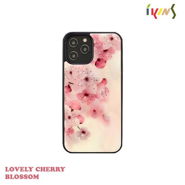 Man&Wood iPhone 12 / 12 Pro 天然貝殼 造型保護殼- 愛戀櫻花 Lovely Cherry blossom