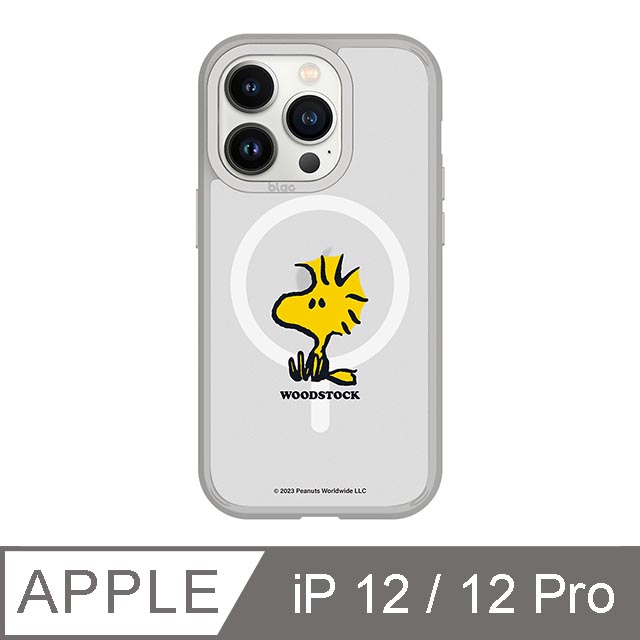 iPhone 12 / 12 Pro 6.1吋 SNOOPY史努比 經典胡士托極光霧透MagSafe iPhone手機殼
