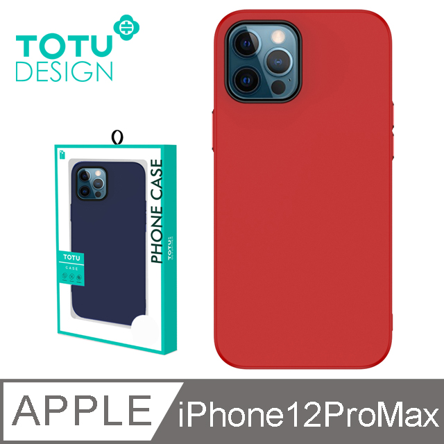 【TOTU】iPhone 12 Pro Max 手機殼 i12 Pro Max 保護殼 6.7吋 防摔殼 原品系列 紅色