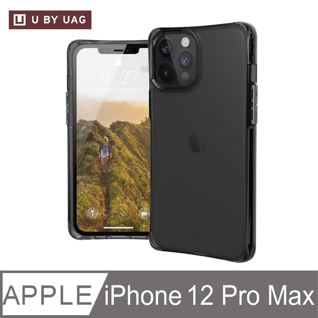 [U iPhone 12 Pro Max 耐衝擊保護殼-霧透黑
