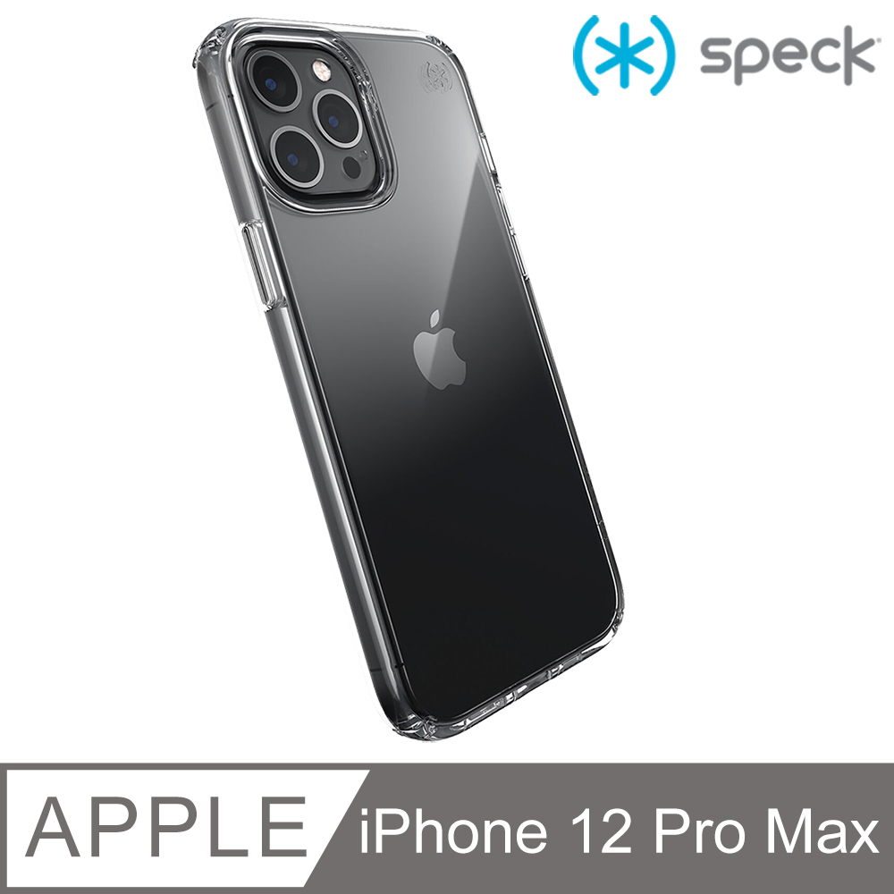 Speck Presidio Perfect-Clear iPhone 12 Pro Max 透明抗菌防摔殼 (4米防摔)