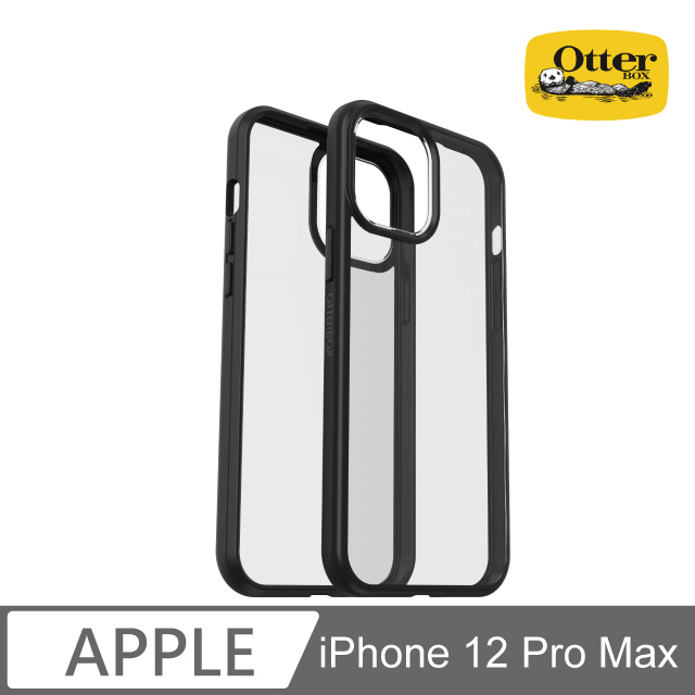 OtterBox iPhone 12 Pro Max React輕透防摔殼-黑