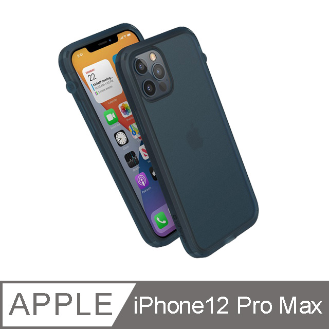 CATALYST iPhone12 Pro Max (6.7吋) 防摔耐衝擊保護殼●霧藍