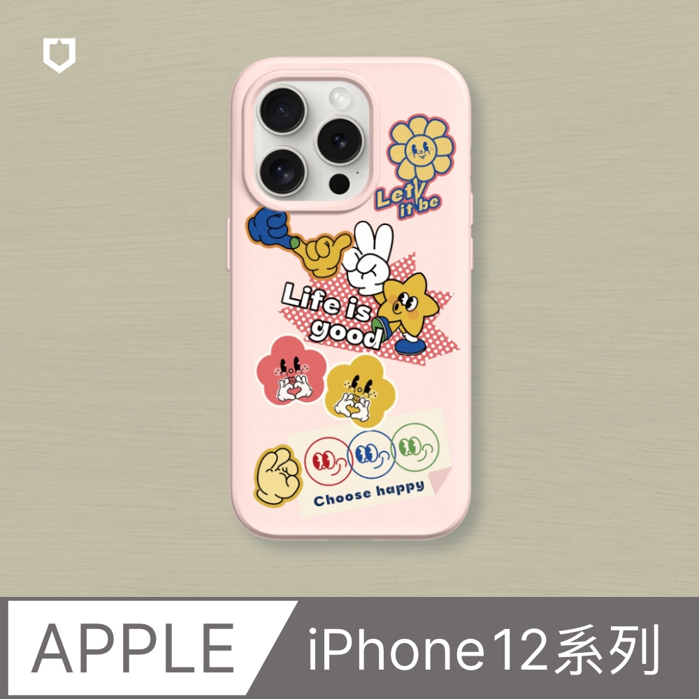 【犀牛盾】iPhone 12系列SolidSuit(MagSafe相容)手機殼｜獨家設計-貼上好心情(多色可選)