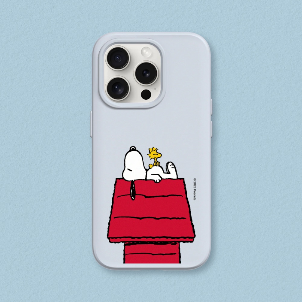 【犀牛盾】iPhone 12系列SolidSuit防摔背蓋手機殼｜Snoopy史努比系列-Snoopy的慵懶時光(多色可選)