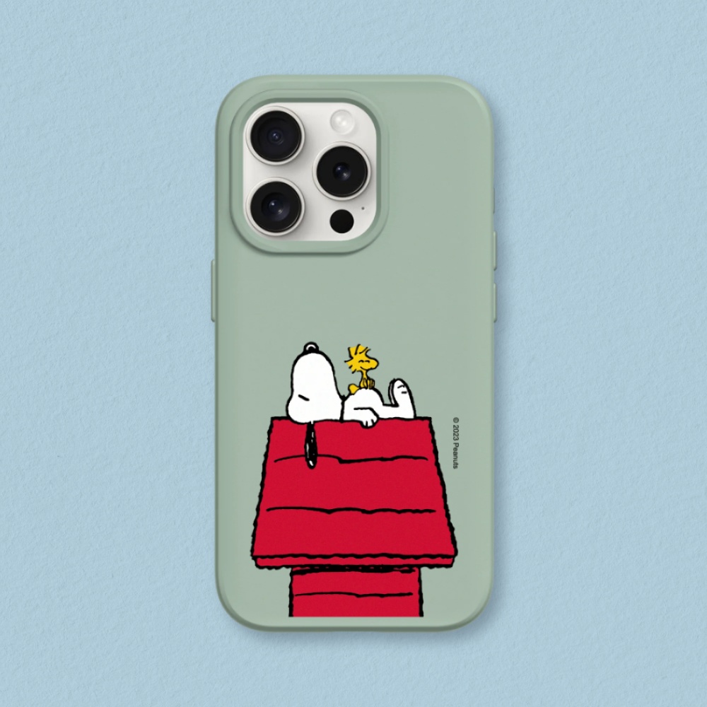 【犀牛盾】iPhone 12系列SolidSuit(MagSafe 兼容)防摔背蓋手機殼｜Snoopy史努比-Snoopy的慵懶時光