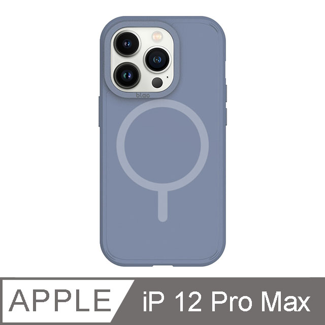 iPhone 12 Pro Max 6.7吋 BLAC Canyon峽谷強悍 MagSafe iPhone手機殼 霧藍紫
