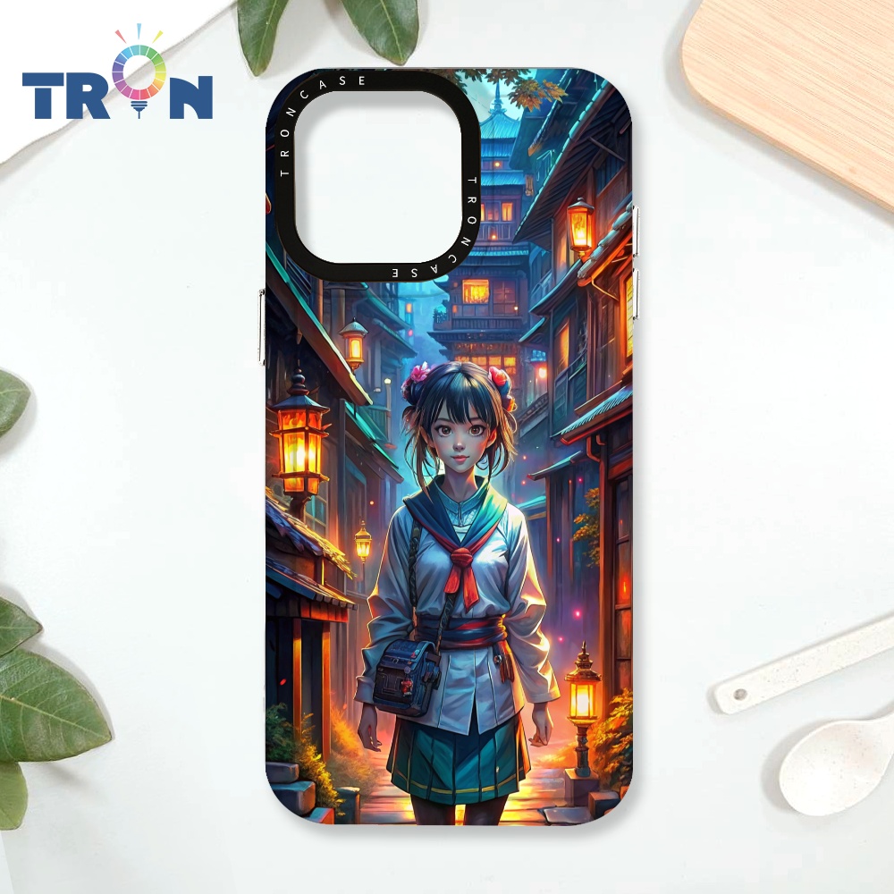 TRON iPhone 16 Pro Max 戰時少女 太空殼 透白款 手機殼